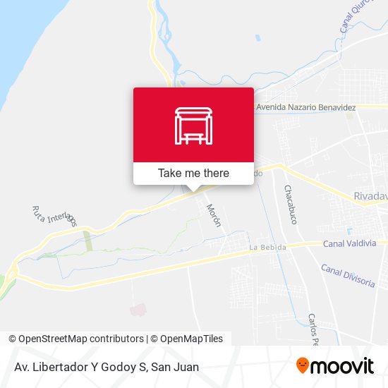 Av. Libertador Y Godoy S map