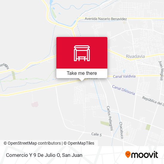 Comercio Y 9 De Julio O map