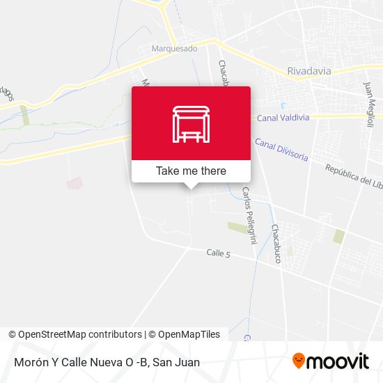 Morón Y Calle Nueva O -B map