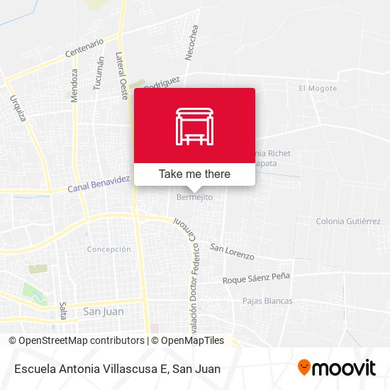 Escuela Antonia Villascusa E map