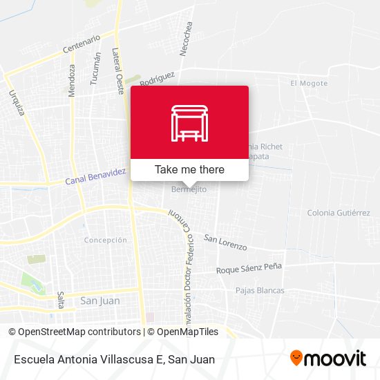 Escuela Antonia Villascusa E map