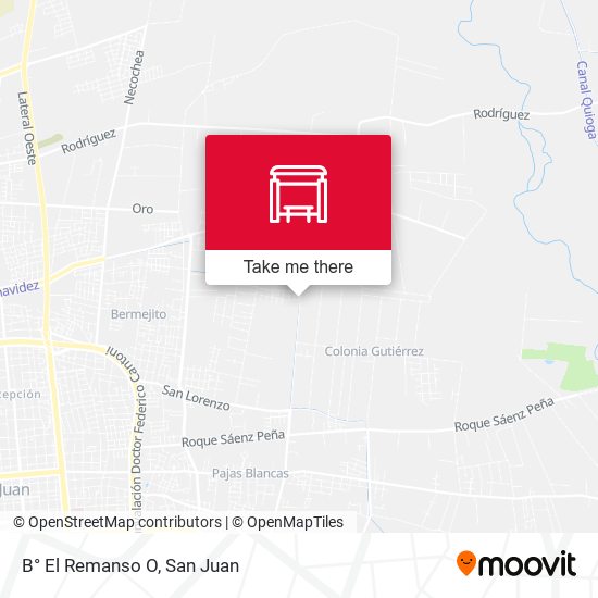 B° El Remanso O map