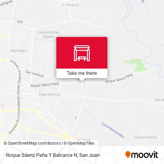 Mapa de Roque Sáenz Peña Y Balcarce N