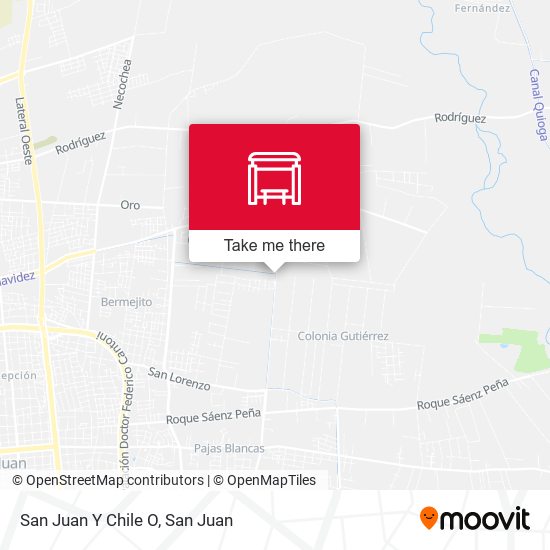 Mapa de San Juan Y Chile O
