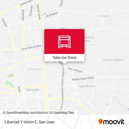Libertad Y Unión E map