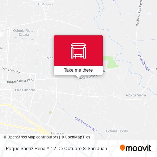 Roque Sáenz Peña Y 12 De Octubre S map