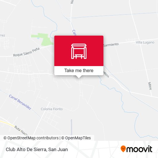Mapa de Club Alto De Sierra