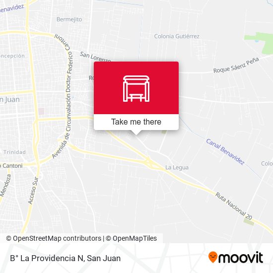 Mapa de B° La Providencia N