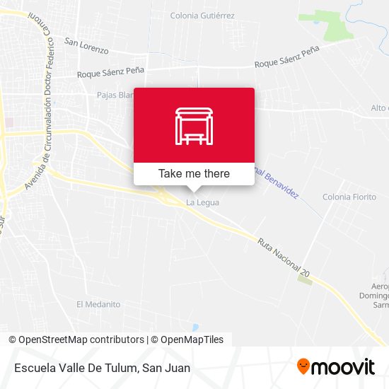 Mapa de Escuela Valle De Tulum