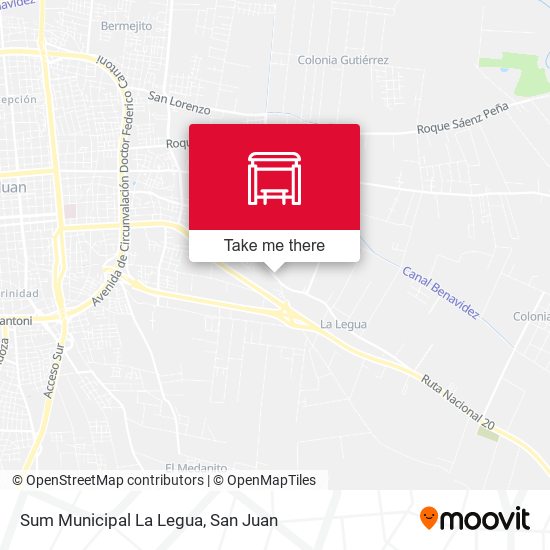 Mapa de Sum Municipal La Legua
