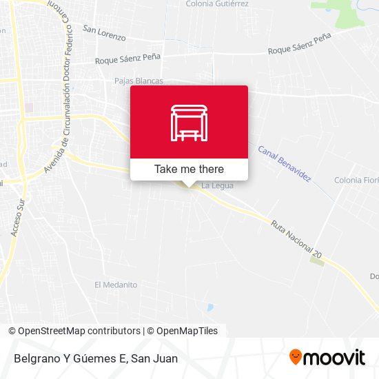 Belgrano Y Gúemes E map