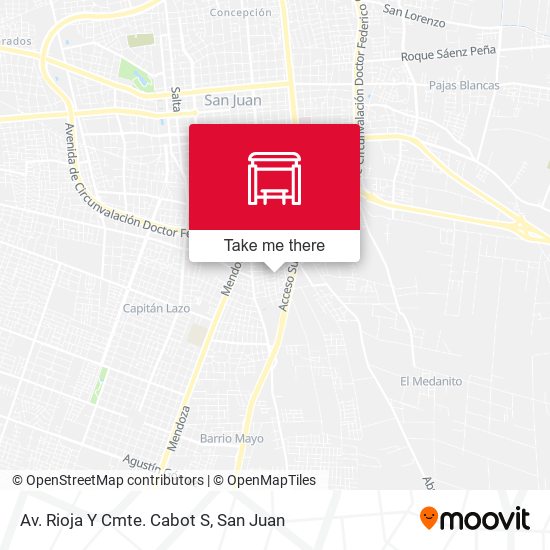 Mapa de Av. Rioja Y Cmte. Cabot S