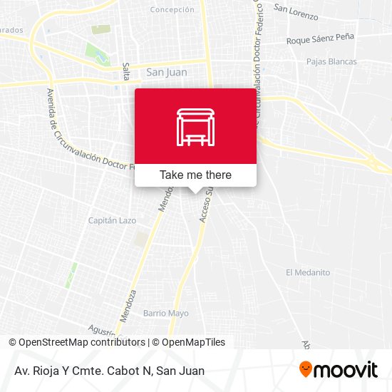 Av. Rioja Y Cmte. Cabot N map