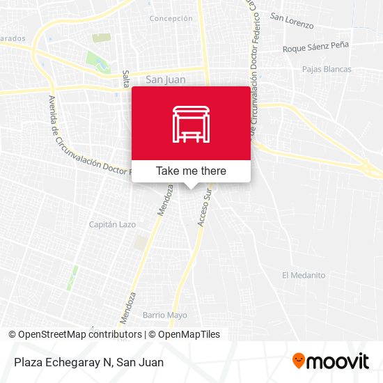 Mapa de Plaza Echegaray N