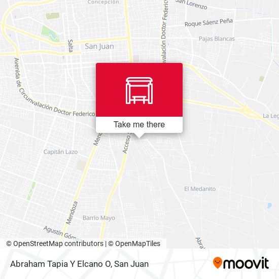 Abraham Tapia Y Elcano O map