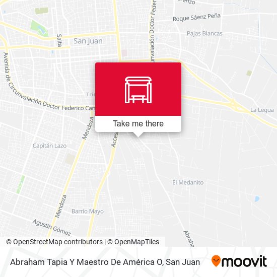 Mapa de Abraham Tapia Y Maestro De América O