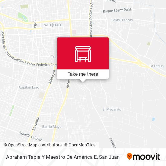 Abraham Tapia Y Maestro De América E map