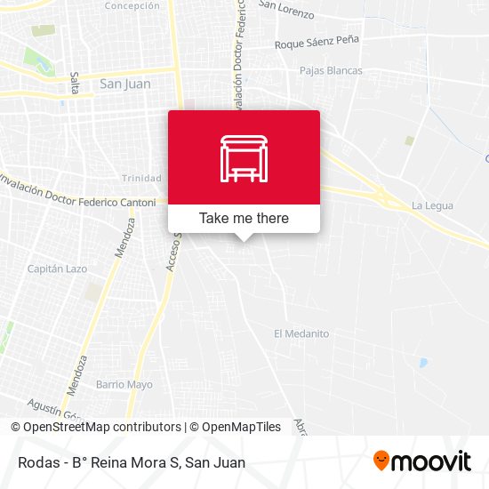 Rodas - B° Reina Mora S map