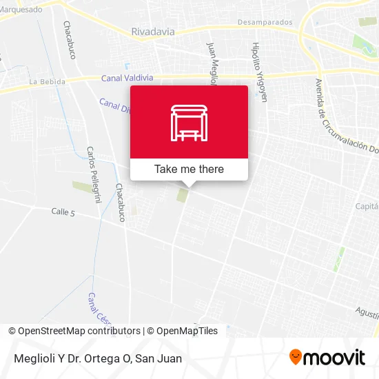 Mapa de Meglioli Y Dr. Ortega O