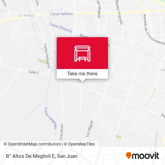 B° Altos De Meglioli E map
