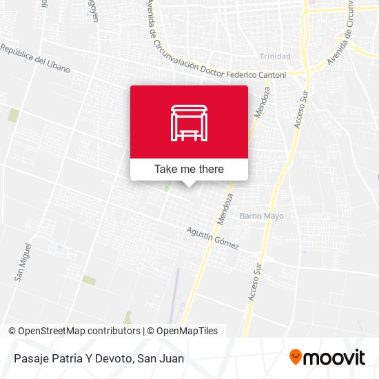 Pasaje Patria Y Devoto map