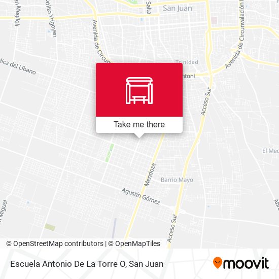 Escuela Antonio De La Torre O map