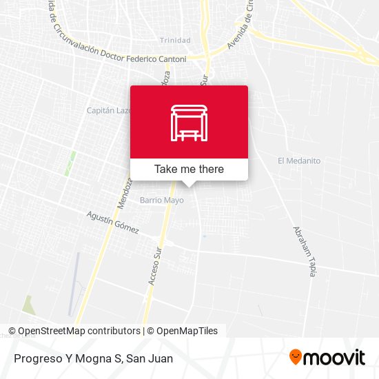 Mapa de Progreso Y Mogna S