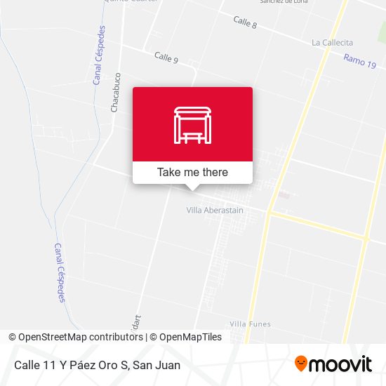 Calle 11 Y Páez Oro S map