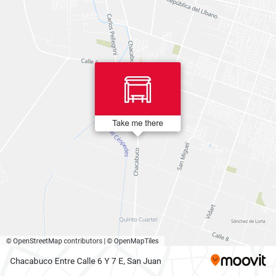 Chacabuco Entre Calle 6 Y 7 E map