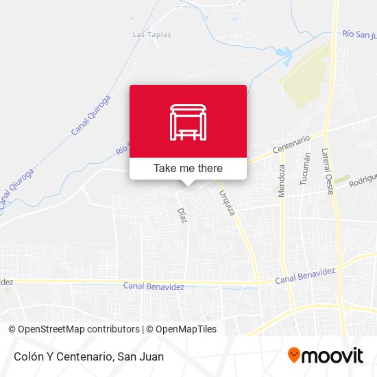 Colón Y Centenario map