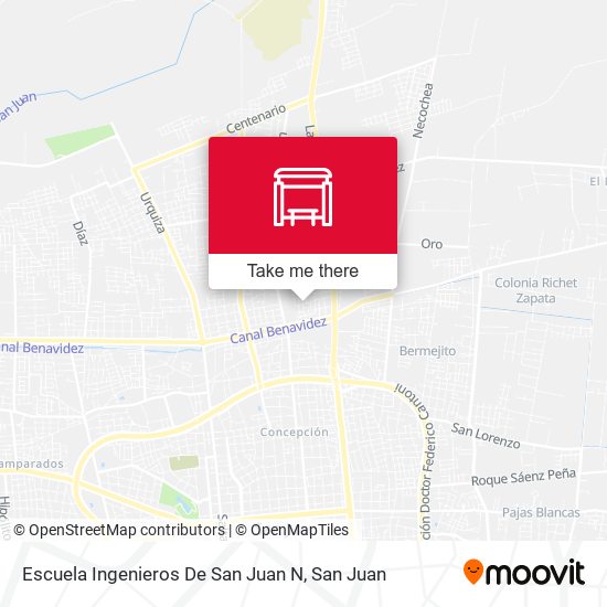 Escuela Ingenieros De San Juan N map