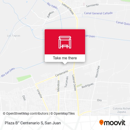 Mapa de Plaza B° Centenario S