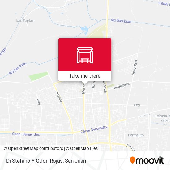 Di Stéfano Y Gdor. Rojas map