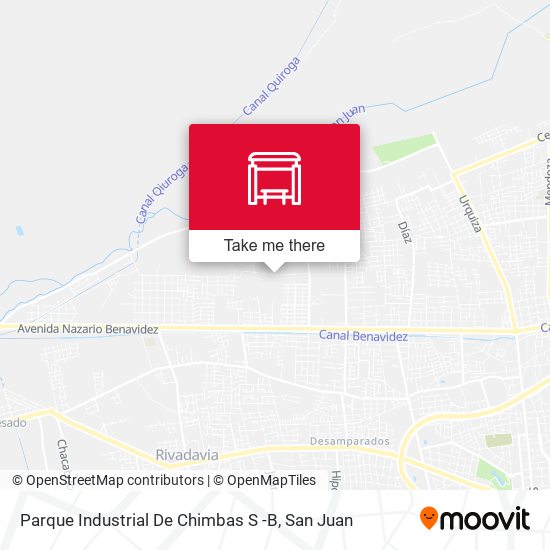Parque Industrial De Chimbas S -B map