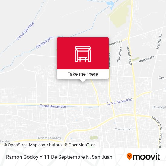 Ramón Godoy Y 11 De Septiembre N map