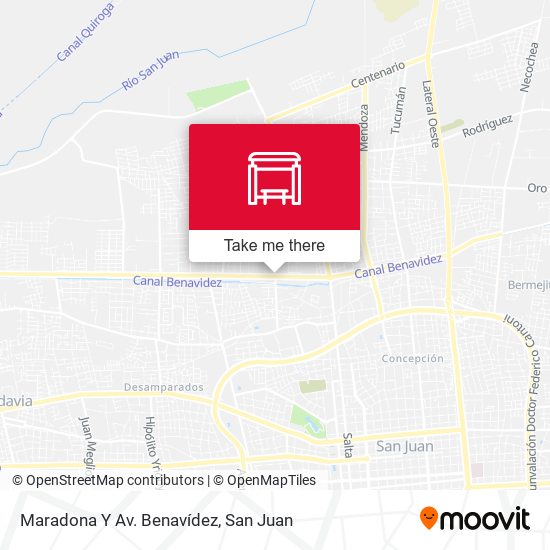 Maradona Y Av. Benavídez map
