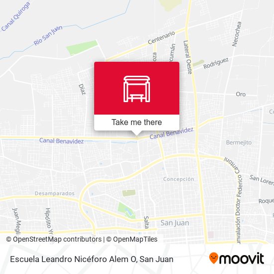 Escuela Leandro Nicéforo Alem O map