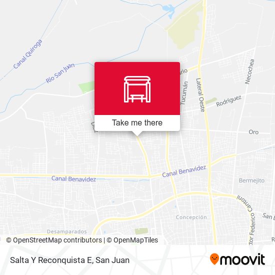 Salta Y Reconquista E map