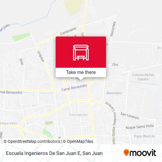 Escuela Ingenieros De San Juan E map