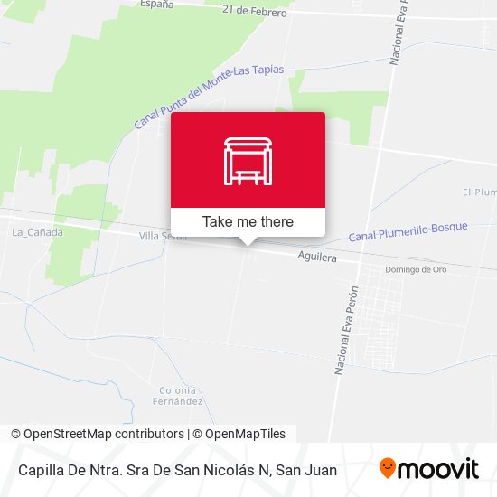 Mapa de Capilla De Ntra. Sra De San Nicolás N
