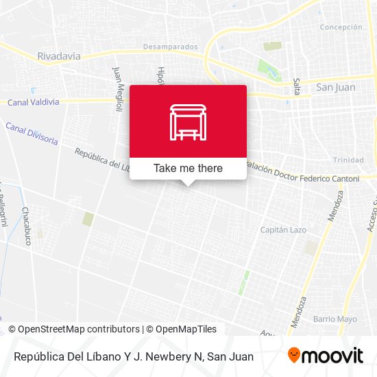 República Del Líbano Y J. Newbery N map