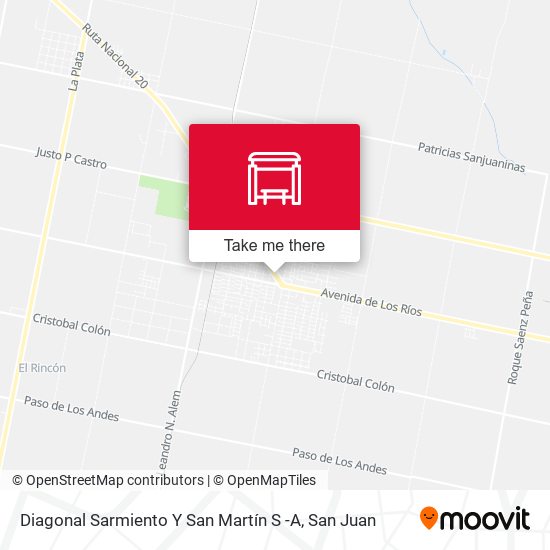 Diagonal Sarmiento Y San Martín S -A map