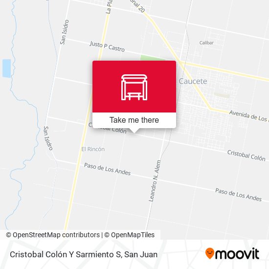 Cristobal Colón Y Sarmiento S map