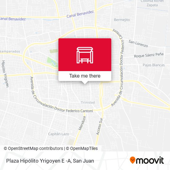 Plaza Hipólito Yrigoyen E -A map