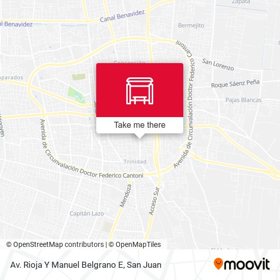 Av. Rioja Y Manuel Belgrano E map