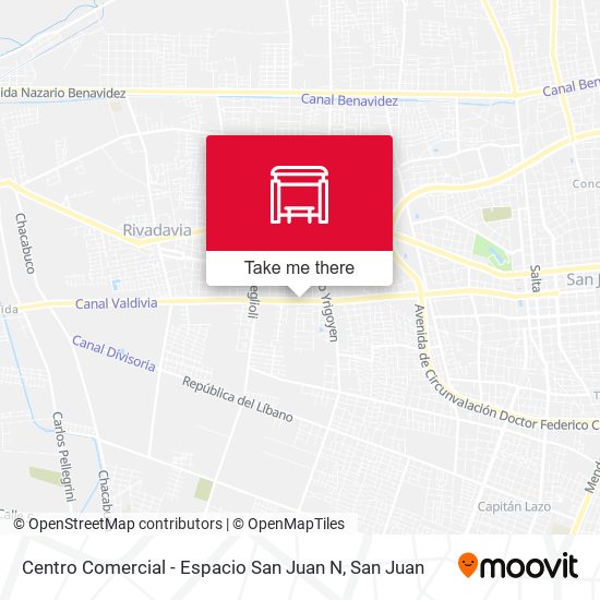 Mapa de Centro Comercial - Espacio San Juan N