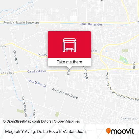 Meglioli Y Av. Ig. De La Roza E -A map