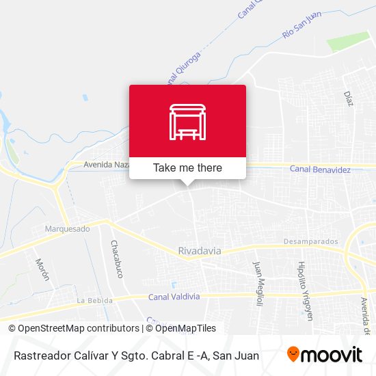 Mapa de Rastreador Calívar Y Sgto. Cabral E -A