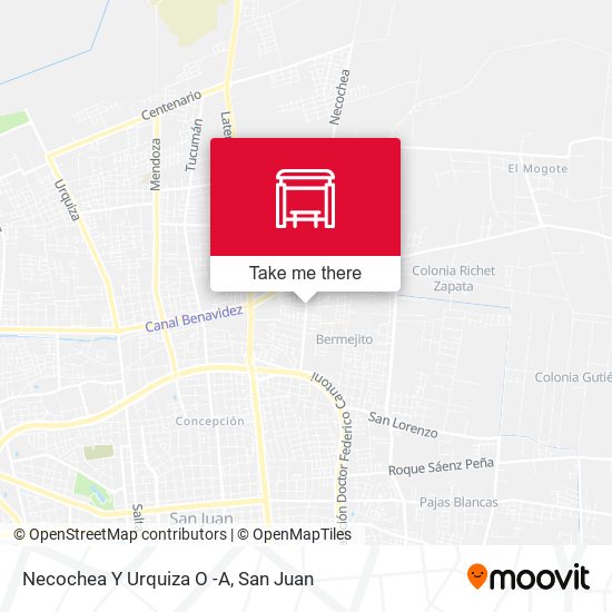 Mapa de Necochea Y Urquiza O -A