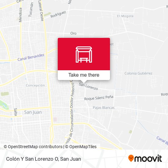Colón Y San Lorenzo O map